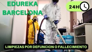 Limpieza y desinfección por defunción o fallecimiento en Borredà