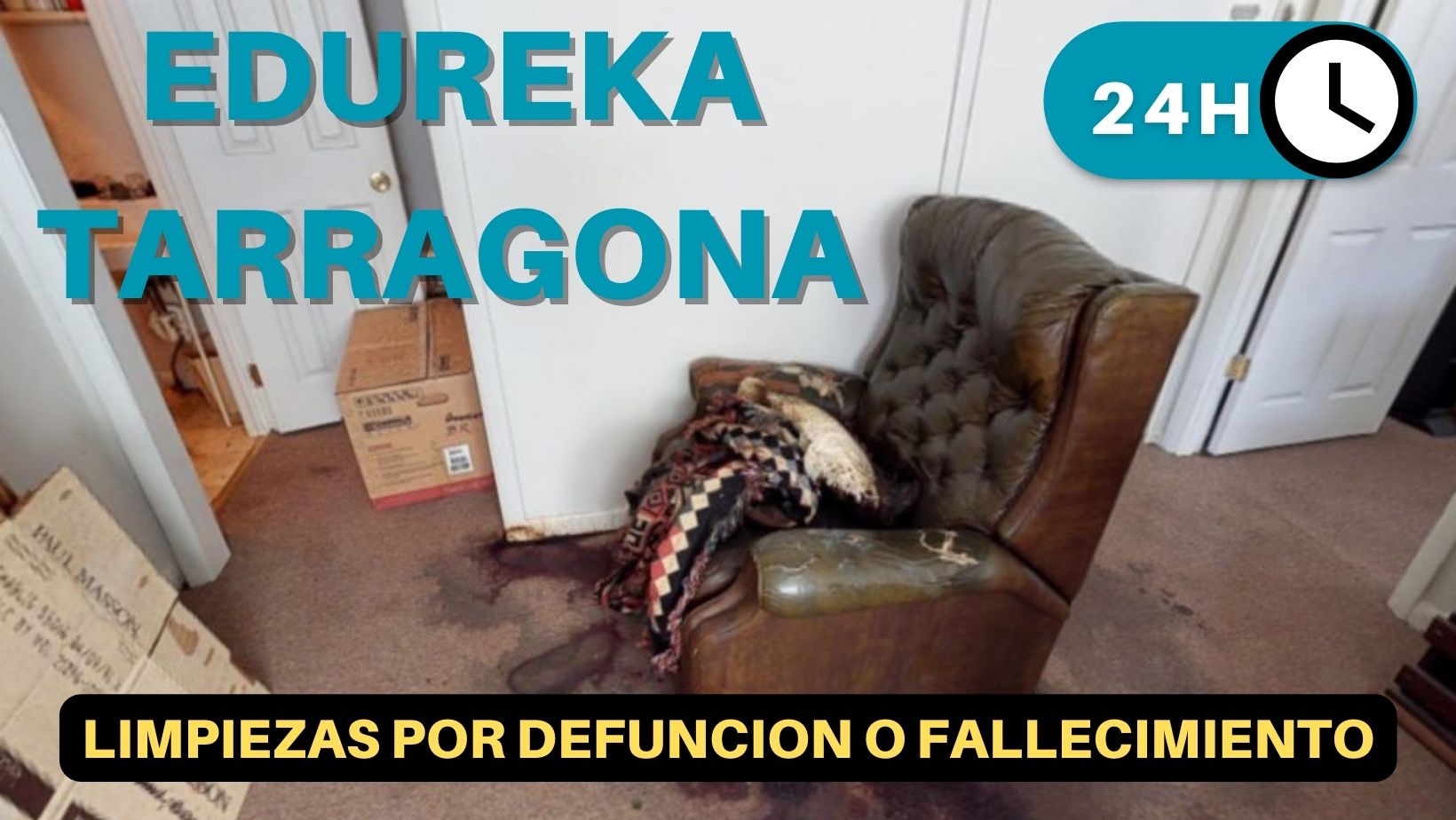 Limpieza y desinfección por defunción o fallecimiento en Vilanova d'Escornalbou